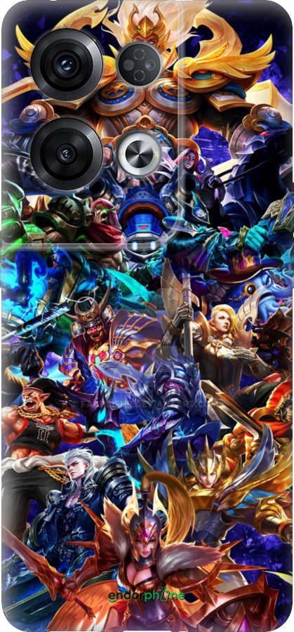 Силиконовый чехол № 5375 для Oppo Reno8 Pro 5G - 5375u-2615 изображение 