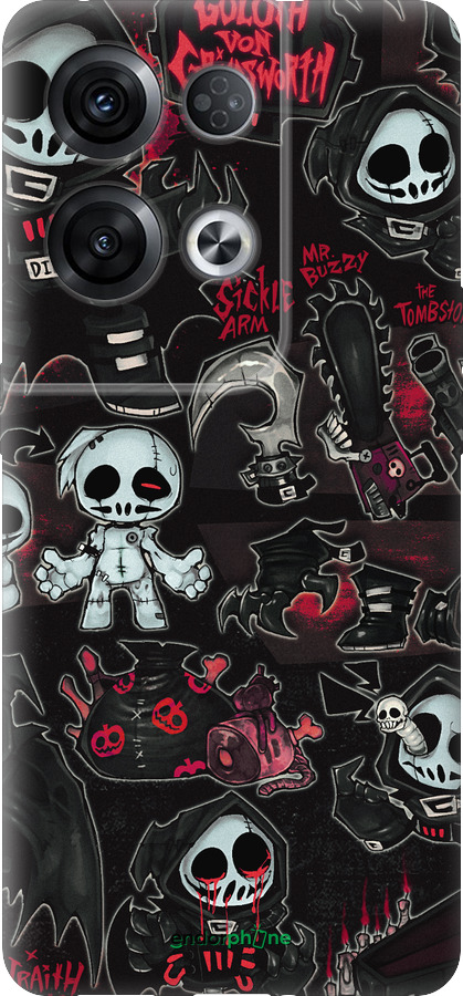 Силиконовый чехол № 5380 для Oppo Reno8 Pro 5G - 5380u-2615 изображение 