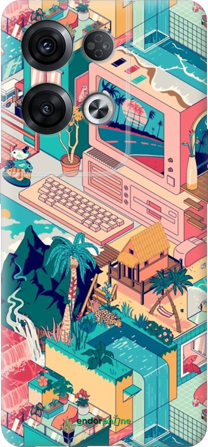 Силиконовый чехол № 5393 для Oppo Reno8 Pro 5G - 5393u-2615 изображение 