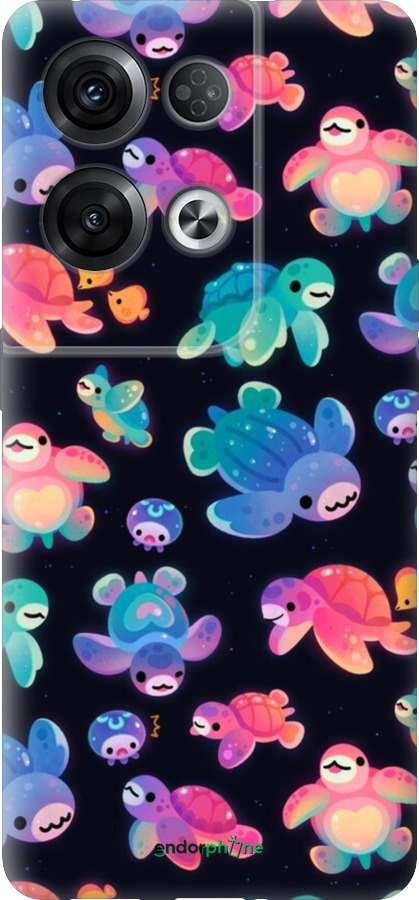 Силиконовый чехол № 5411 для Oppo Reno8 Pro 5G - 5411u-2615 изображение 