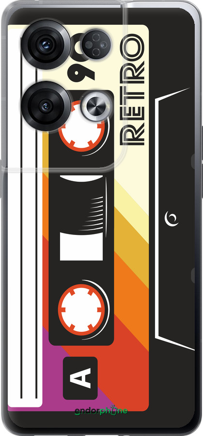 Силиконовый чехол Кассета с90 v4 для Oppo Reno8 Pro 5G - 5532u-2615 изображение 