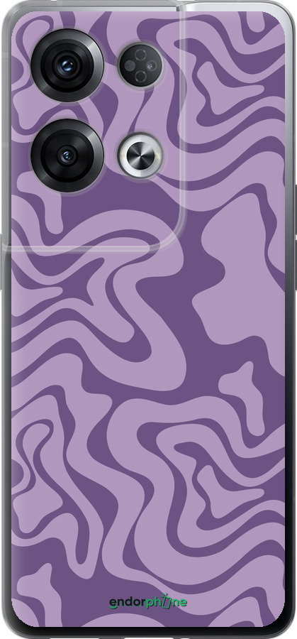 Силиконовый чехол Абстрактный узор v2 для Oppo Reno8 Pro 5G - 5572u-2615 изображение 