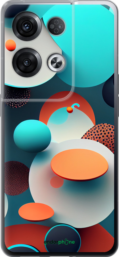 Силіконовий чехол Горошок абстракція для Oppo Reno8 Pro 5G - 5608u-2615 изображение 