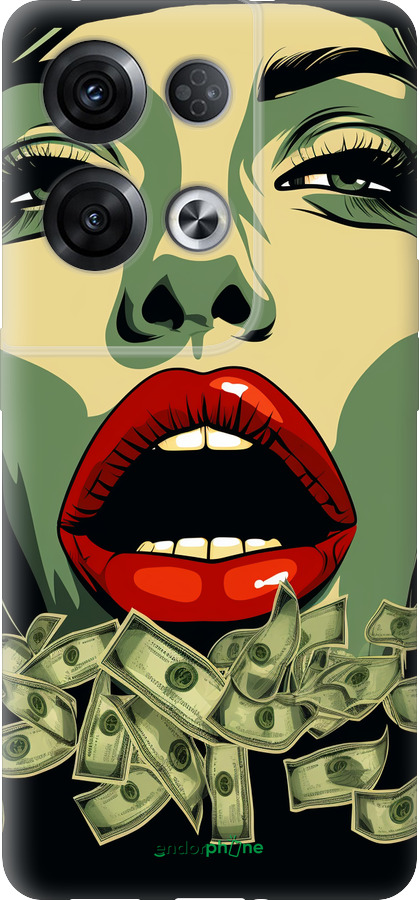 Силиконовый чехол Big money 2 для Oppo Reno8 Pro 5G - 5668u-2615 изображение 