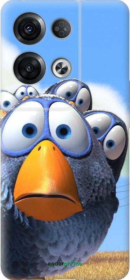 Силиконовый чехол Angry Birds для Oppo Reno8 Pro 5G - 6008u-2615 изображение 