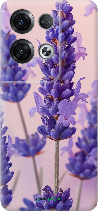 Силиконовый чехол Лаванда для Oppo Reno8 Pro 5G - 6037u-2615 изображение 