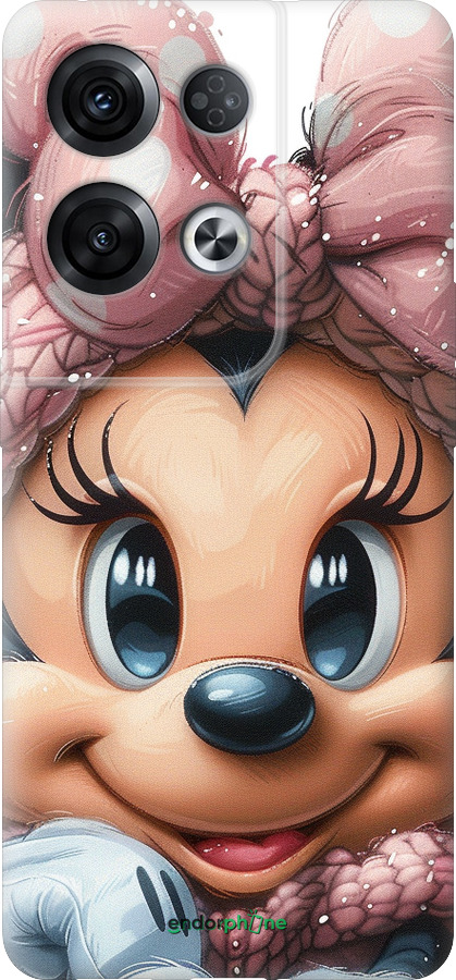 Силіконовий чехол Мінні Маус з бантиком для Oppo Reno8 Pro 5G - 6055u-2615 изображение 