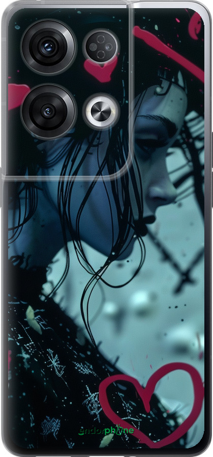 Силиконовый чехол XO Love v2 для Oppo Reno8 Pro 5G - 6057u-2615 изображение 