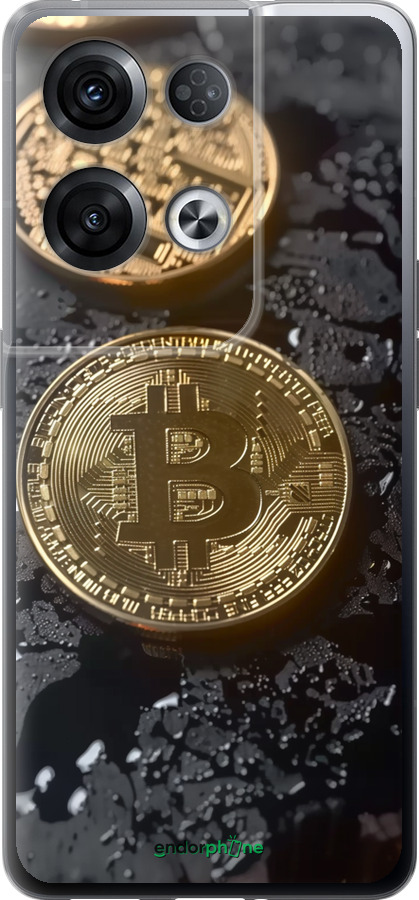 Силиконовый чехол Вулканический Bitcoin для Oppo Reno8 Pro 5G - 6092u-2615 изображение 