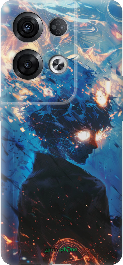 Силіконовий чехол Сатору Годжо для Oppo Reno8 Pro 5G - 6129u-2615 изображение 