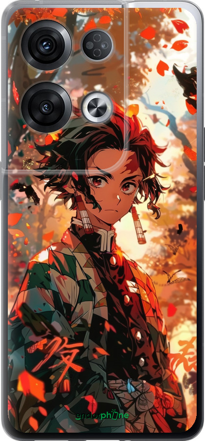 Силиконовый чехол Tanjiro для Oppo Reno8 Pro 5G - 6130u-2615 изображение 