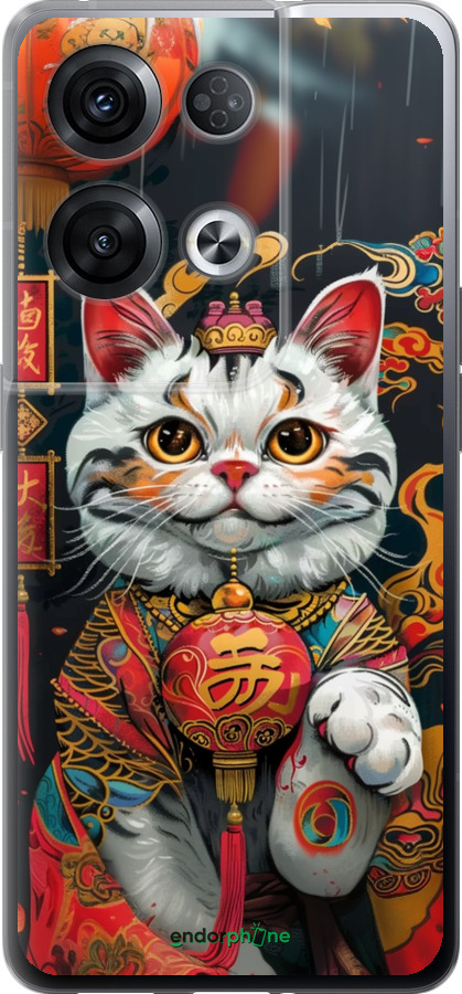 Силиконовый чехол China Cat v2 для Oppo Reno8 Pro 5G - 6135u-2615 изображение 