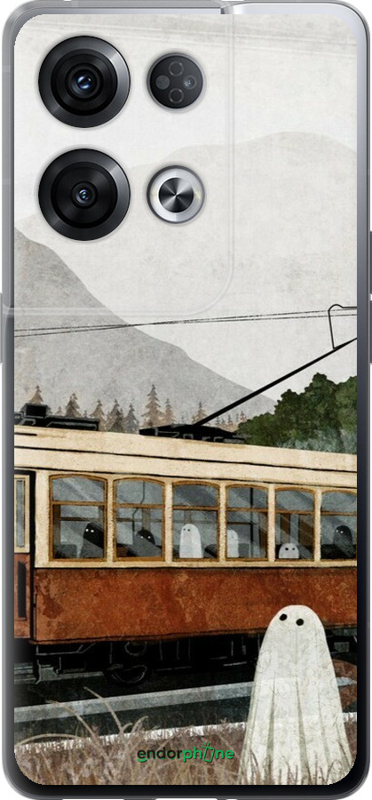 Силиконовый чехол Призрак 2 для Oppo Reno8 Pro 5G - 6247u-2615 изображение 