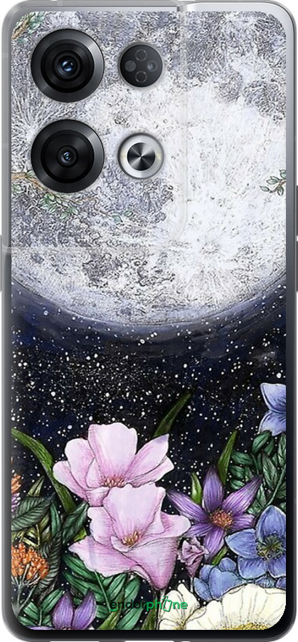 Силиконовый чехол Полночь в саду для Oppo Reno8 Pro 5G - 6259u-2615 изображение 