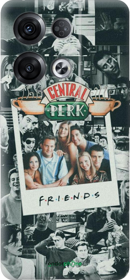 Силиконовый чехол Друзья для Oppo Reno8 Pro 5G - 6276u-2615 изображение 