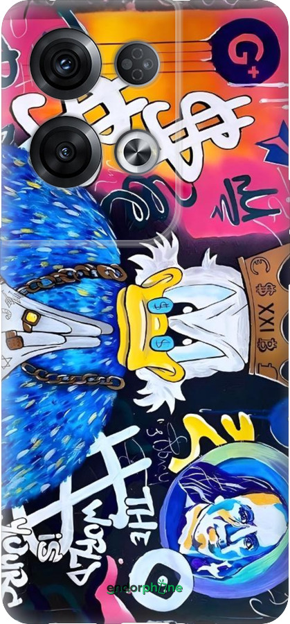 Силиконовый чехол Скрудж 2 для Oppo Reno8 Pro 5G - 6285u-2615 изображение 