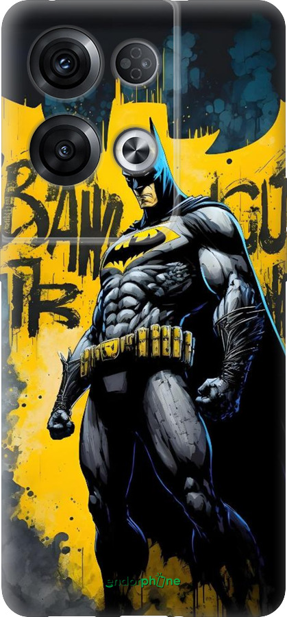 Силиконовый чехол Бетмен для Oppo Reno8 Pro 5G - 6290u-2615 изображение 