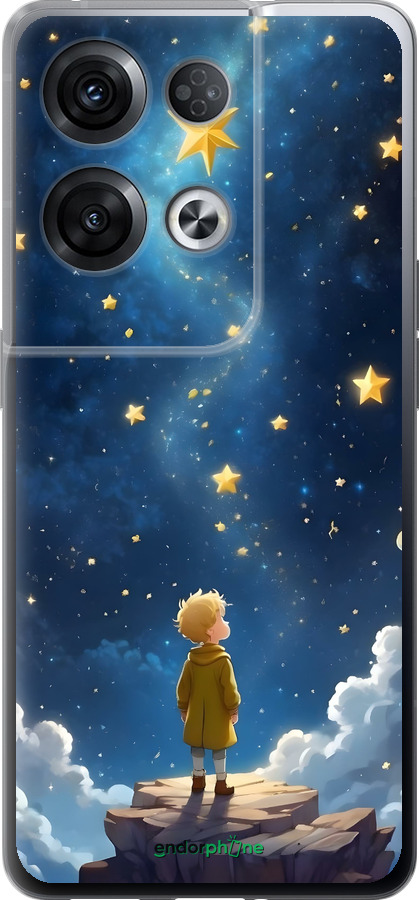 Силіконовий чехол Маленький принц для Oppo Reno8 Pro 5G - 6326u-2615 изображение 