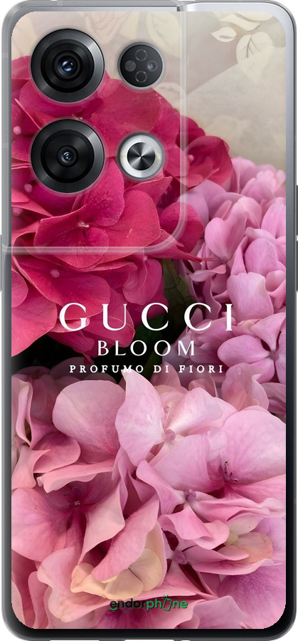 Силиконовый чехол Гучи для Oppo Reno8 Pro 5G - 6341u-2615 изображение 