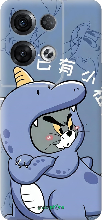 Силіконовий чехол Том і джеррі 1 для Oppo Reno8 Pro 5G - 6358u-2615 изображение 