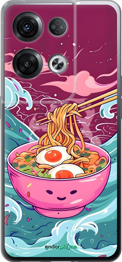 Силиконовый чехол Рамен для Oppo Reno8 Pro 5G - 6360u-2615 изображение 