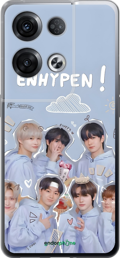 Силіконовий чехол Енхайпен для Oppo Reno8 Pro 5G - 6362u-2615 изображение 