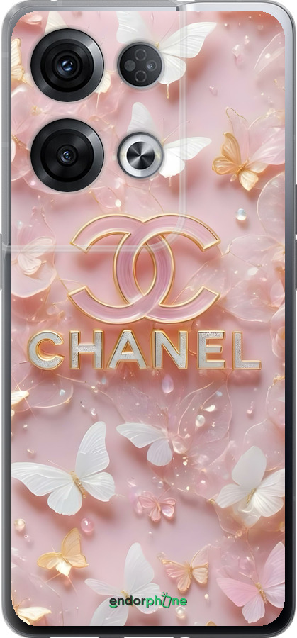 Силиконовый чехол Шанель для Oppo Reno8 Pro 5G - 6366u-2615 изображение 