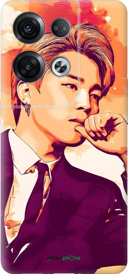 Силиконовый чехол Чимин для Oppo Reno8 Pro 5G - 6373u-2615 изображение 