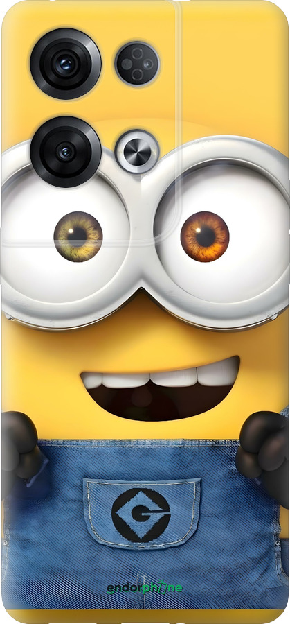 Силиконовый чехол Миньон для Oppo Reno8 Pro 5G - 6389u-2615 изображение 