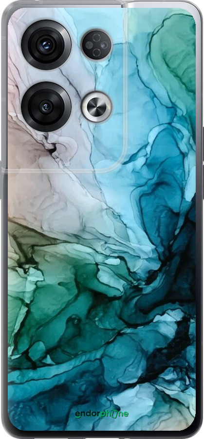 Силіконовий чехол З абстрактним малюнком барвисті Солоні береги для Oppo Reno8 Pro 5G - 6405u-2615 изображение 