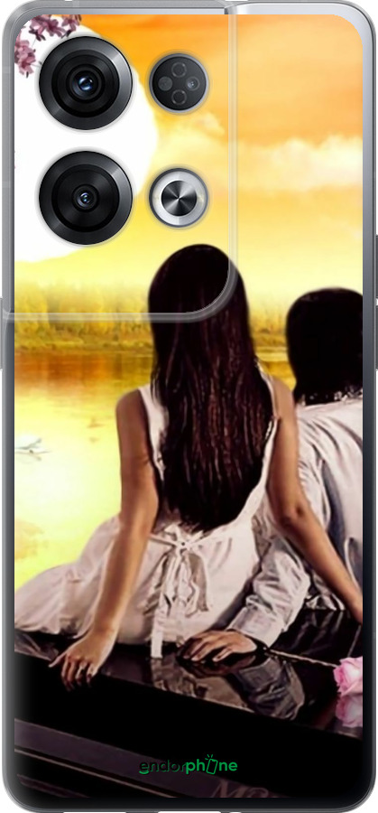 Силиконовый чехол Sunset для Oppo Reno8 Pro 5G - 6607u-2615 изображение 