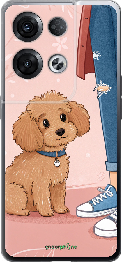 Силиконовый чехол Мальтипу 3 для Oppo Reno8 Pro 5G - 6706u-2615 изображение 