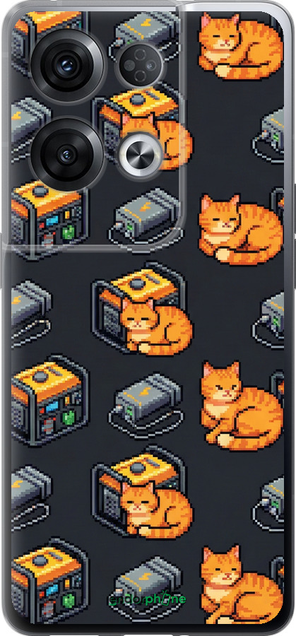 Силиконовый чехол Autonomous Zone для Oppo Reno8 Pro 5G - 6771u-2615 изображение 