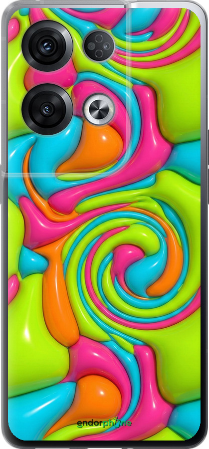 Силиконовый чехол Y2K Jelly Dream для Oppo Reno8 Pro 5G - 6780u-2615 изображение 