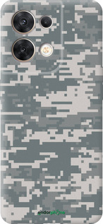 Силиконовый чехол Камуфляж для Oppo Reno8 5G - 1085u-2614 изображение 