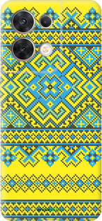 Силиконовый чехол Вышиванка 41 для Oppo Reno8 5G - 1175u-2614 изображение 