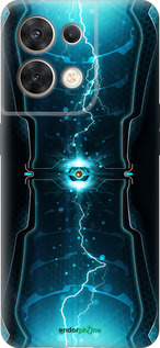 Силиконовый чехол Молнии в цилиндре для Oppo Reno8 5G - 120u-2614 изображение 