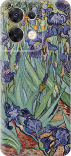 Силиконовый чехол Винсент Ван Гог. Ирисы для Oppo Reno8 5G - 161u-2614 изображение 