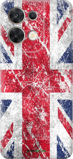 Силиконовый чехол Флаг Великобритании 1 для Oppo Reno8 5G - 386u-2614 изображение 