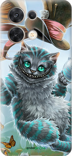 Силиконовый чехол Чеширский кот 2 для Oppo Reno8 5G - 3993u-2614 изображение 