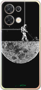 Силиконовый чехол Moon in dark для Oppo Reno8 5G - 4176u-2614 изображение 