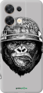 Силиконовый чехол military monkey для Oppo Reno8 5G - 4177u-2614 изображение 