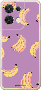 Силиконовый чехол Бананы для Oppo Reno8 5G - 4312u-2614 изображение 