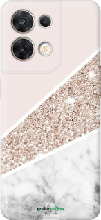 Силіконовий чехол Пастельний мармур для Oppo Reno8 5G - 4342u-2614 изображение 