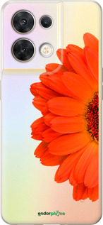 Силиконовый чехол Гербера 1 для Oppo Reno8 5G - 4534u-2614 изображение 