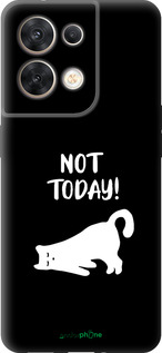 Силіконовий чехол Втомлений кіт для Oppo Reno8 5G - 4535u-2614 изображение 