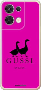 Силиконовый чехол Гуси для Oppo Reno8 5G - 4561u-2614 изображение 