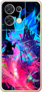 Силиконовый чехол Абстрактный чехол для Oppo Reno8 5G - 4681u-2614 изображение 