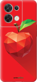Силиконовый чехол Яблоко для Oppo Reno8 5G - 4696u-2614 изображение 