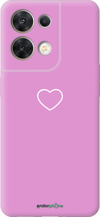 Силіконовий чехол Серце 2 для Oppo Reno8 5G - 4863u-2614 изображение 